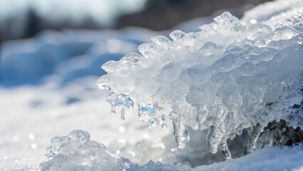 Ice Formation Close-Up