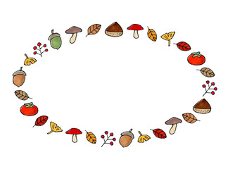 秋の植物 コピースペース