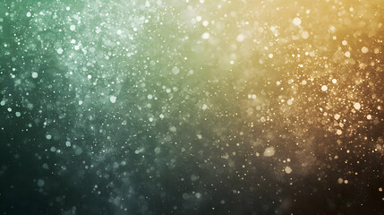 Obraz premium Abstract Background - Gold and Green Bokeh Lights Texture