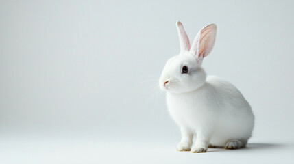 Obraz premium 白いウサギ