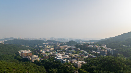 Aerial View Seoul National University