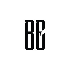 BE monogram logo design letter text name symbol monochrome logotype alphabet character simple logo