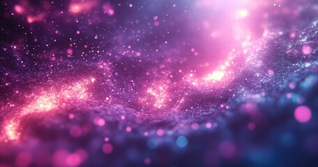 Fototapeta premium Vibrant Abstract Cosmic Background with Blurred Stars and Colorful Light Effects in Deep Space Imagery for Artistic and Creative Use