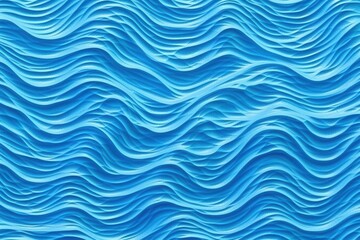 Obraz premium Abstract blue wave patterns creating a dynamic texture resembling water surfaces
