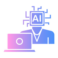 communications Gradient icon
