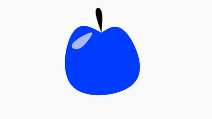 vector illustration of an apple