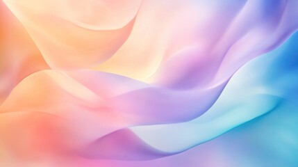 Obraz premium Pastel Dream: Abstract Waves of Serenity