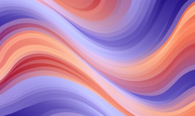 Abstract wavy pattern in vibrant hues of purple, pink, and orange creating a soothing background