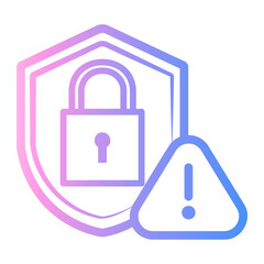 cyber security Line Gradient Icon