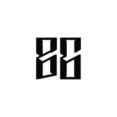 BG monogram logo design letter text name symbol monochrome logotype alphabet character simple logo