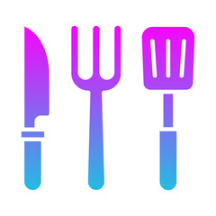 Kitchen utensils Icon