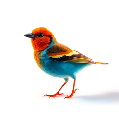 Obraz premium bird isolated on white background 