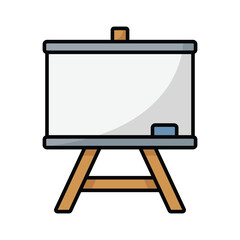 white board icon vector design template simple and clean