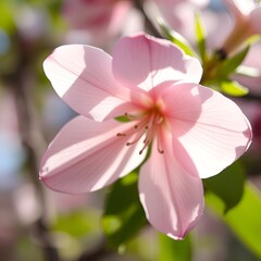 벚꽃 한송이 (매크로)