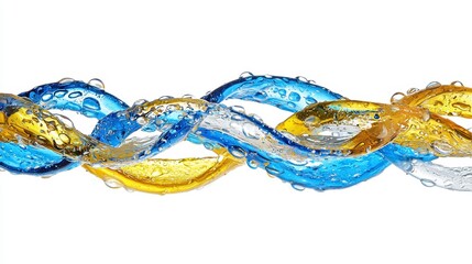 Abstract swirling water stream