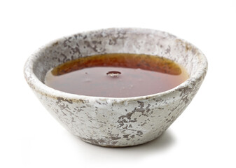 bowl of maple syrup