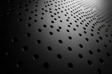 Abstract Perforated Metal Panel Texture