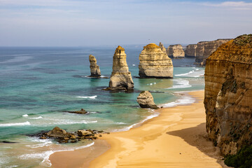 Paysage des 12 apôtres dans la région de Melbourne, the Great Ocean Road Walk en Australie.