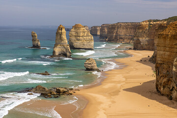 Paysage des 12 apôtres dans la région de Melbourne, the Great Ocean Road Walk en Australie.
