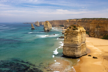 Paysage des 12 apôtres dans la région de Melbourne, the Great Ocean Road Walk en Australie.