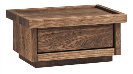 Wooden Nightstand, Simple Design