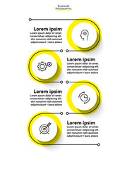 Business data visualization. timeline infographic icons designed for abstract background template