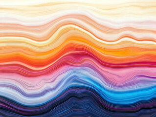 Obraz premium Abstract Background Illustration Colorful Wavy Design