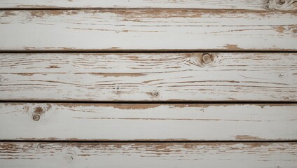 White wood texture background, top view wooden plank panel