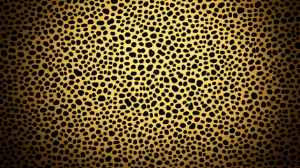 Abstract Background Illustration- Gold and Black Spots Texture