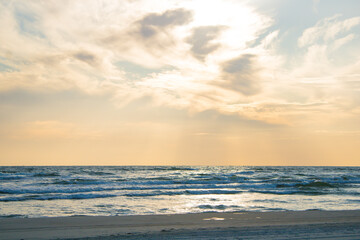 Obraz premium sunset on the beach