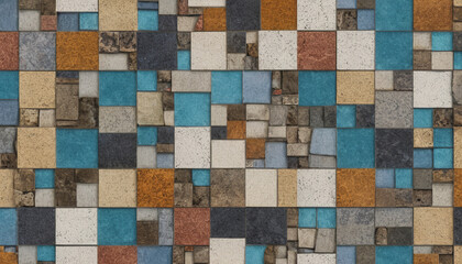 レトロなモザイクタイル