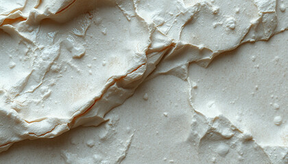 白い滑らかなクリームの表面