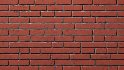 赤いレンガの壁素材