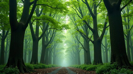 Noise-Canceling Geometric Forest Ecosystem