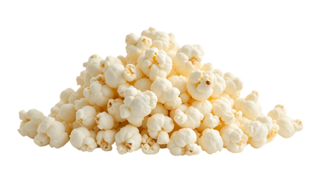 Close up of popcorn png