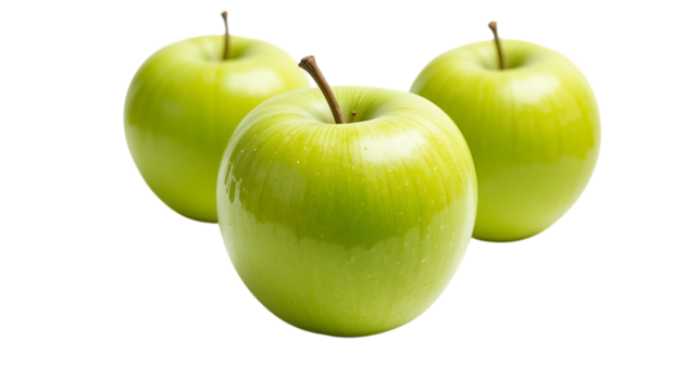 Delicious green apple png