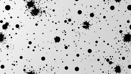 Speckled Grunge Texture – Abstract Halftone-Inspired Distressed Overlay with Subtle Noise Pattern, Black Ink Splatters on White Background for Vintage and Urban Graphic Design
