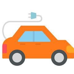 Electric Car Icon