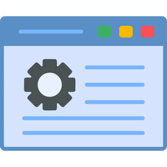Webpage Setting Icon