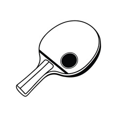 Table Tanis bat and ball silhouette