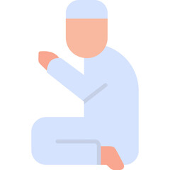 Man Praying Icon