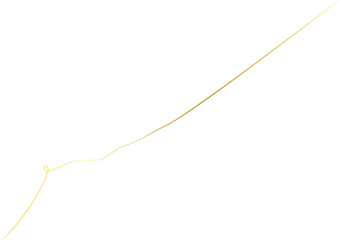 Elegant Golden Thread Decoration Ornament