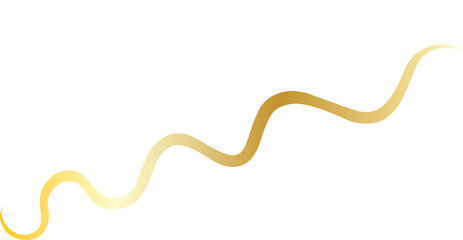 Elegant Golden Thread Decoration Ornament