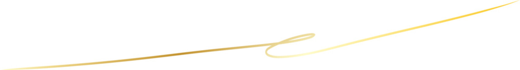 Elegant Golden Thread Decoration Ornament