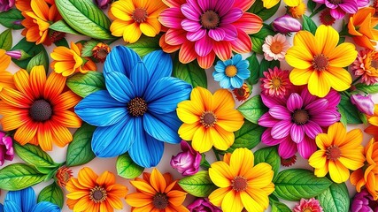 Brushstrokes of Elegance: A Floral Symphony Unfolding on Canvas