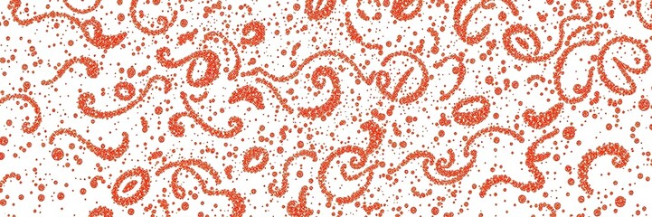 Captivating Copper Glitter Scattered on Seamless Background