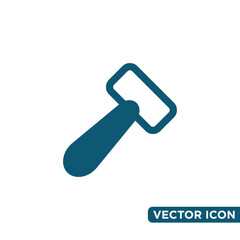 Minimalist Bottle Opener Icon Design Template 
