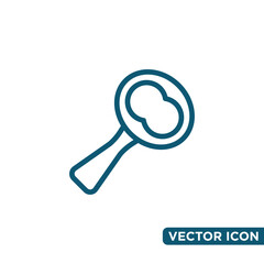 Minimalist Bottle Opener Icon Design Template 