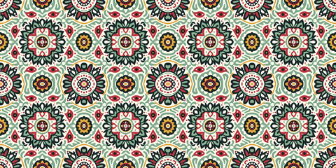 Tribal seamless pattern traditional abstract 