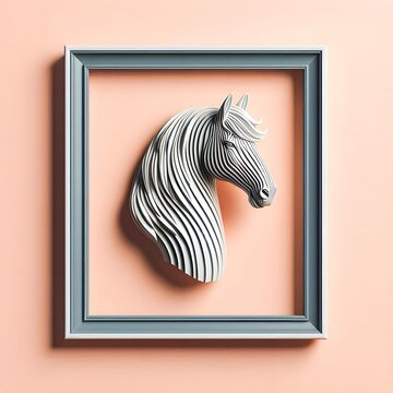 zebra frame vector illustration